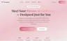 DreamGF companion website interface