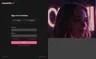Coquette AI sign-in interface